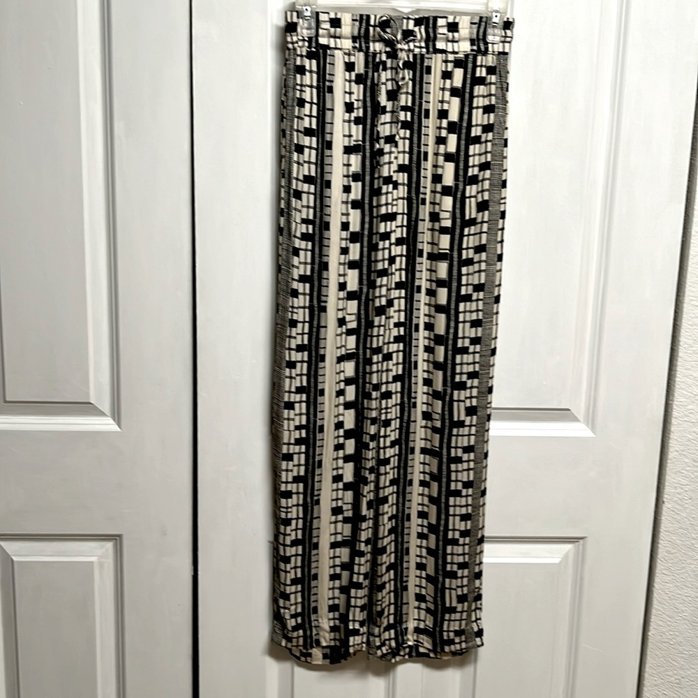 Urban Outfitters Black Tan Block Pocket Lounge Pants Size XS